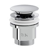 Cut out image of the Britton Chrome Universal Click Clack Basin Waste